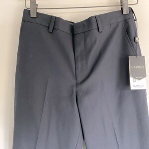 Ralph Lauren Boys Dress Pants Navy SZ 14 & 27" W New With Tags